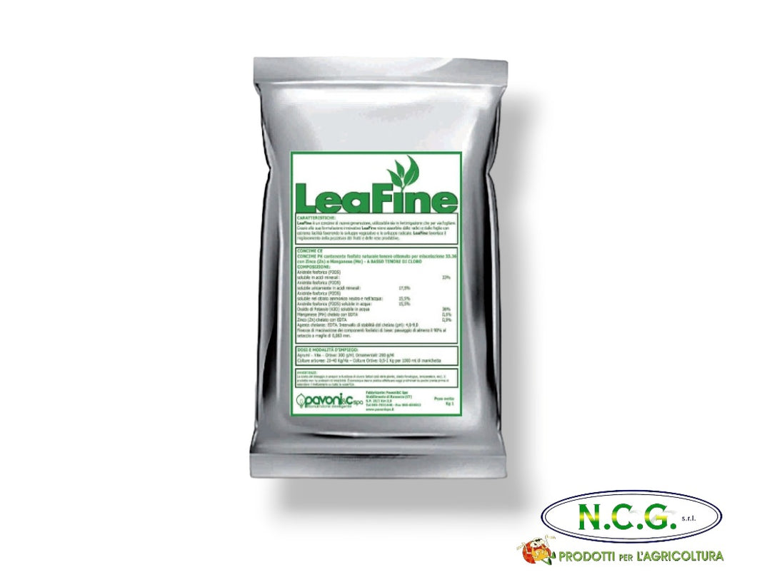 LEAFINE 1 KG – Concime PK con Fosfito e Promotori di Crescita