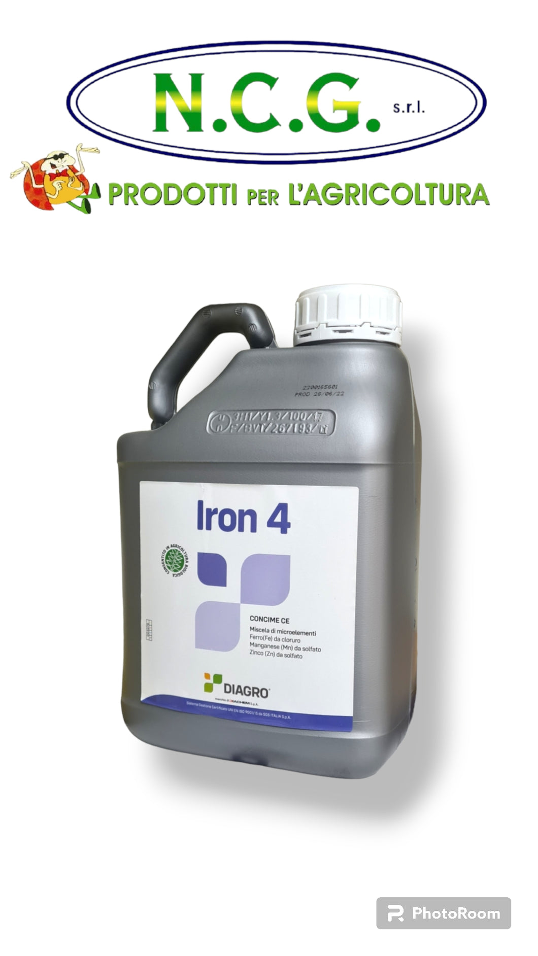 Iron 4 da kg 6,5 Diachem Correttivo per trattamenti al suolo a base di Ferro associato ad acidi organici,