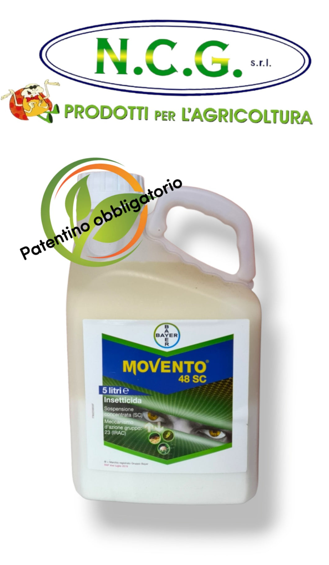Movento 48 SC Bayer da lt 5 insetticida sistemico contro afide, cocciniglia mosca bianca