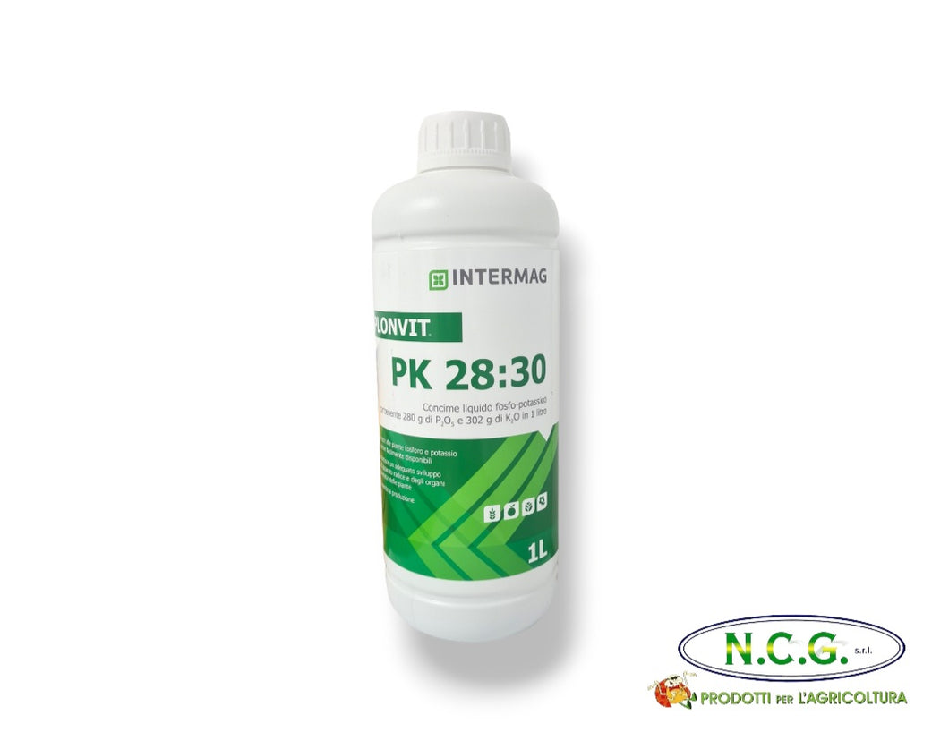 Plonvit PK 28 - 30 Intermag da lt 1 fertilizzante liquido a base fosforo-potassio