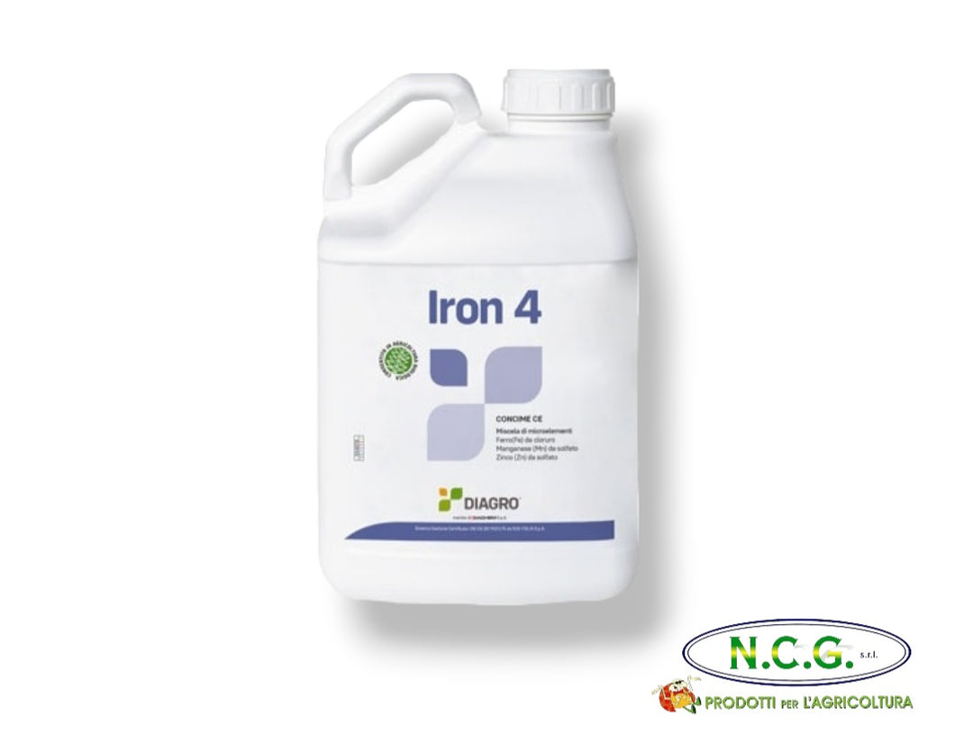Iron 4 da kg 6,5 Diachem Correttivo per trattamenti al suolo a base di Ferro associato ad acidi organici