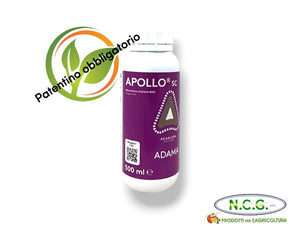 Apollo da ml 500 acaricida contro acari tetranichidi e eriofidi su vite da vino, agrumi, nocciolo, orticole, fragola e lampone
