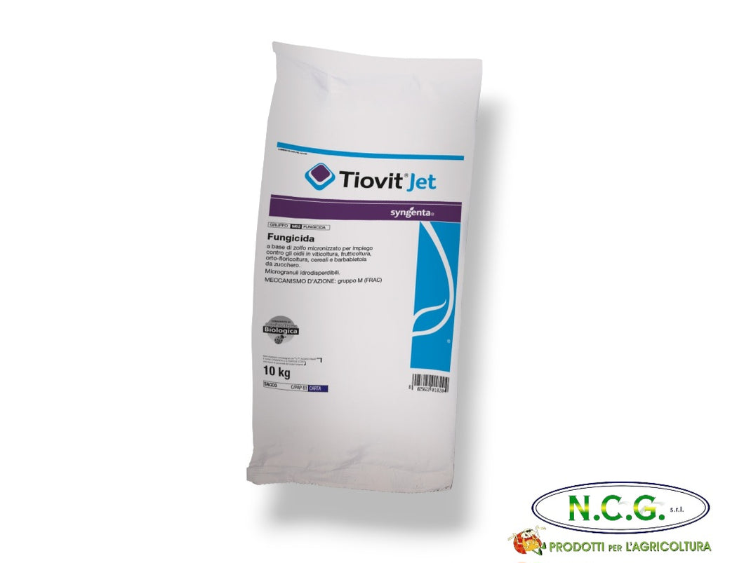 Tiovit Jet Syngenta  a base di zolfo contro ruggine ticchiolatura ecc.