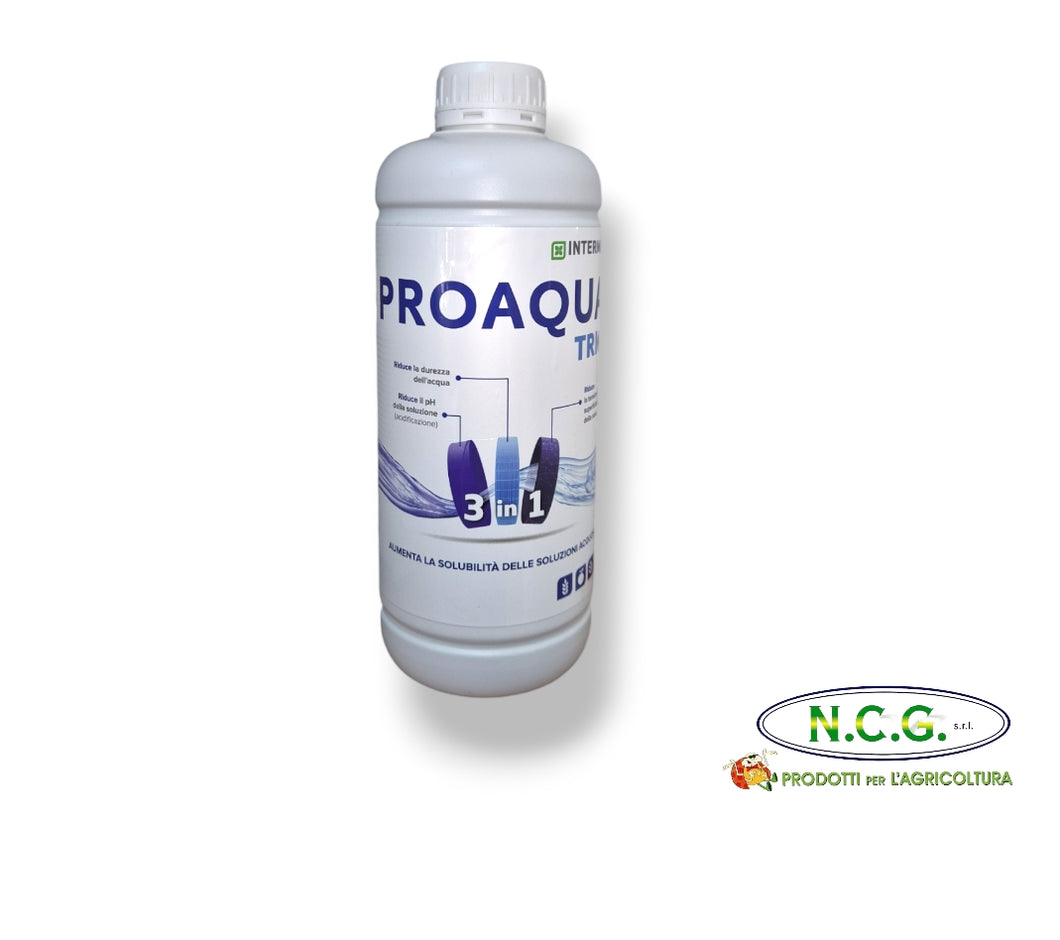 Proaqua Trio Intermag  Neutralizza le proprietà negative dell'acqua dura, abbassa il pH della soluzione