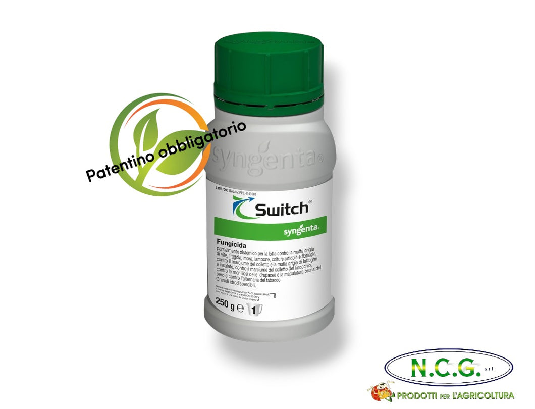 SWITCH – Fungicida sistemico ad alta efficacia contro Muffa Grigia e marciumi del grappolo