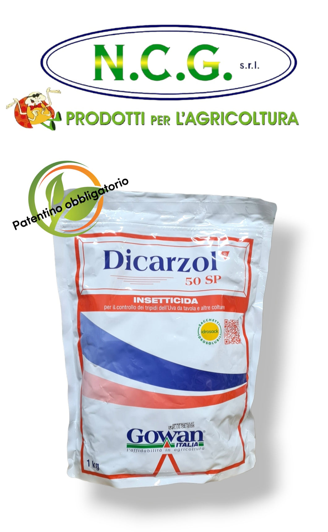 Dicarzol L 50  da lt 1 insetticida acaricida contro Tripidi (neanidi ed adulti) e acari Tetranichidi Gowan