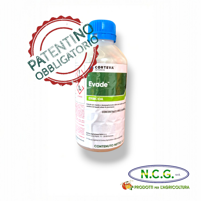 EVADE – Diserbante Sistemico per Aree Incolte, Industriali e Tappeti Erbosi