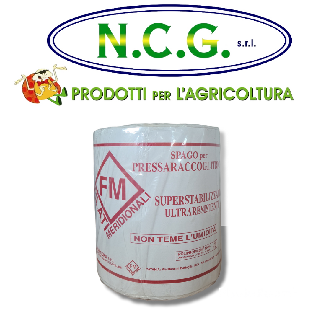 Spago in Corda di Polipropilene - Filo Resistente per Legature Agricole Spago in Corda di Polipropilene - Filo Resistente per Legature Agricole
