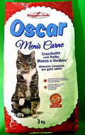 Oscar gatto croccantini da kg 3