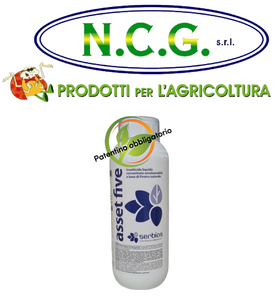 Asset five da 750 ml Serbios a base di piretro naturale (Consentito in agricoltura biologica)