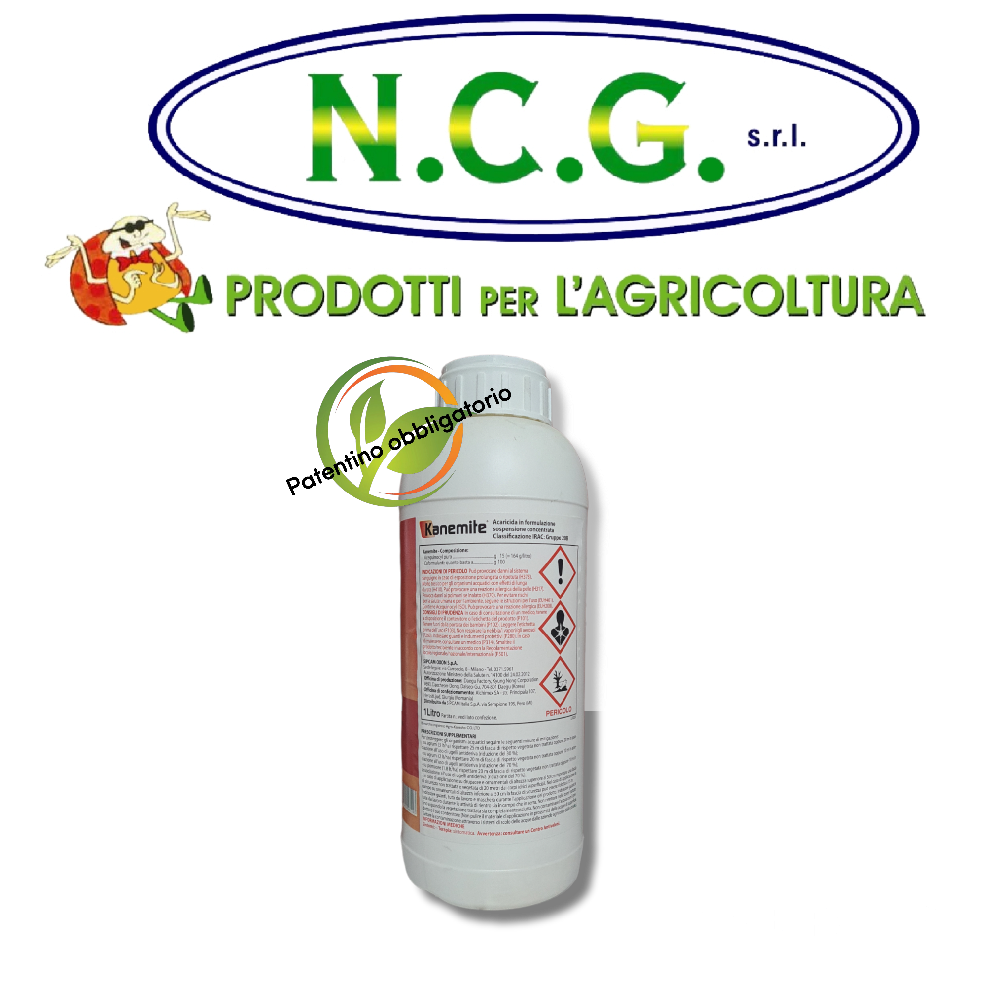 Kanemite Sipcam da lt 1 acaricida per nocciolo, pomodoro, melanzana e –  NCGsrl
