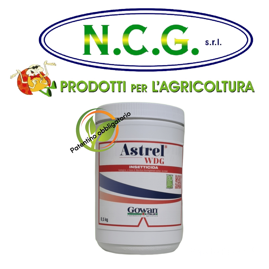 Astrel Gowan WDG da kg 0,5 insetticida biologico a base di Bacillus thuringiensis