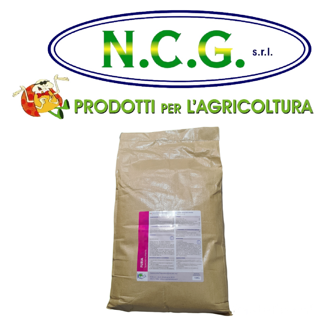 Furia Icas da kg 10 concime organico con azione biostimolante consentito in agricoltura biologica