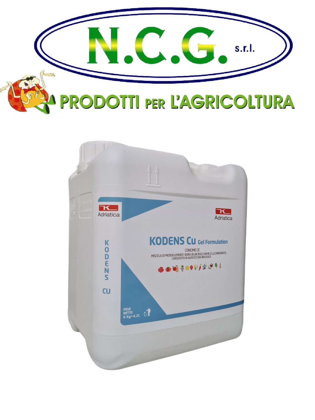 Kodens CU da kg 6 gel formulation migliora lo stato fisiologico delle piante a base di rame